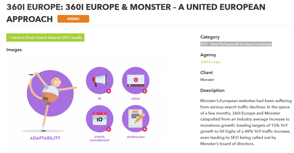 360 europe, monster, united european approach.