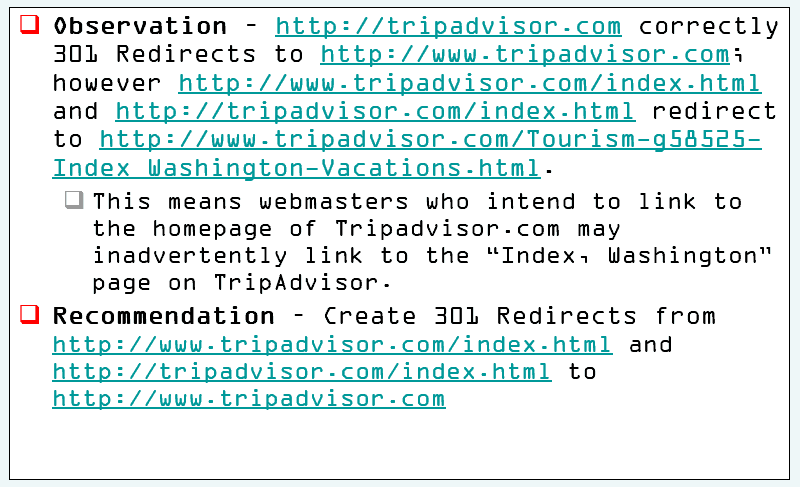 A screenshot of a tripadvisor page with a link to a tripadvisor page.