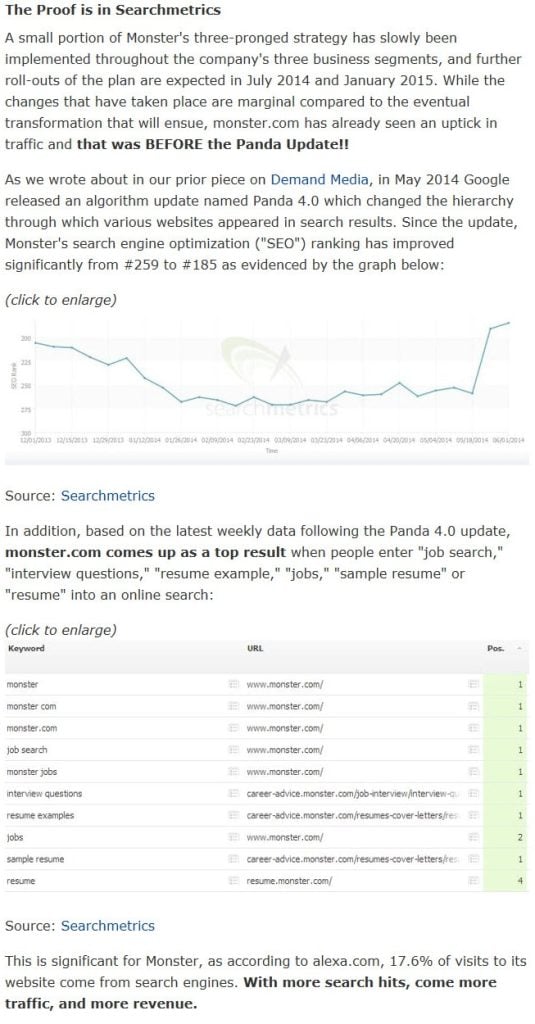A screenshot of a website with a lot of information on it.